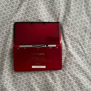 Nintendo 3DS Red Handheld Console